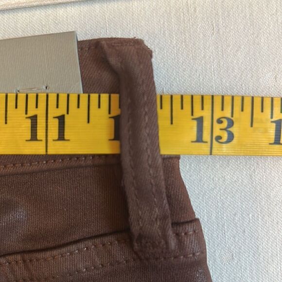 Hudson Jeans Barbara High-Waist BootCut Jeans -Coated Tortoise- Size 24 - Picture 9 of 13